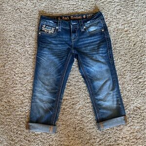 Rock revival capri jeans